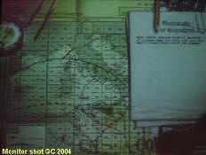 The pre-mission map. (GC2004 19 August)