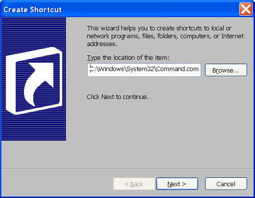 Desktop Shortcut Step #1