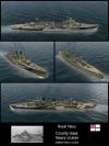 Royal Navy - HMS London (County class) CA - 2025 e