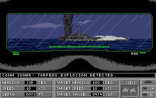 Torpedo explosion