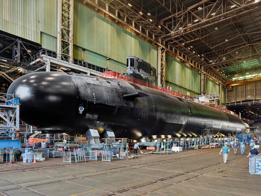 Newport News Shipbuilding delivers 1st Virginia-class submarine built ...