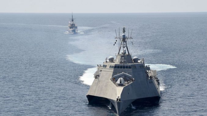 US Navy sends its most advanced surface warship to east Asia